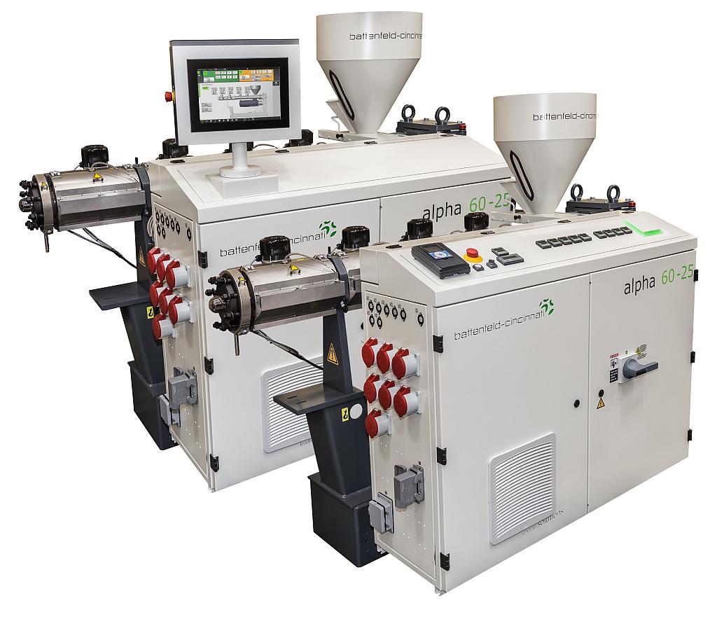 Battenfeld-Cincinnati: Kleiner flexibler Extruder für Rollladenhersteller