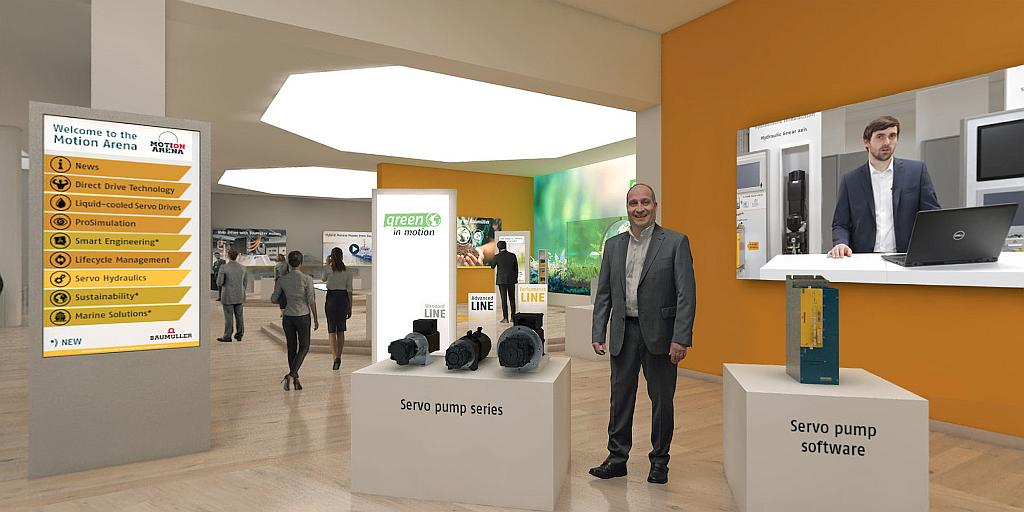 Baumüller: Virtueller Messestand erweitert