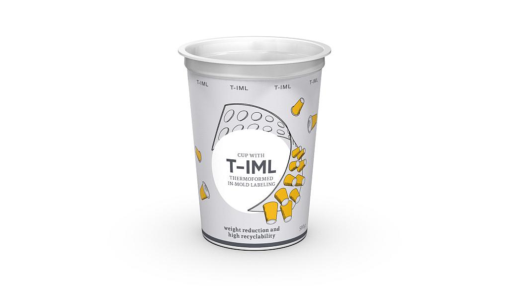 Greiner Packaging: Thermogeformte Becher mit IML-Dekoration