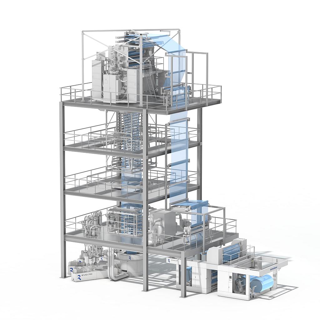 Reifenhäuser: Kreislauffähige All-PE-Folie mit digitalem Produktpass