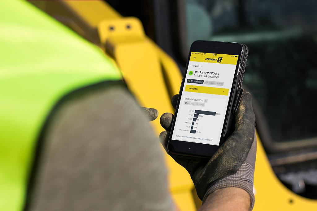 Steinert: Sortieranlagen in Echtzeit im Blick